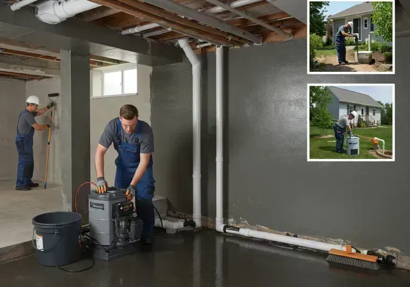 Basement Waterproofing and Flood Prevention process in Pleasant Hill, OH